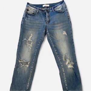 Distressed Blue Women’s Jeans